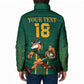 Custom South Africa Rugby Padded Jacket Go Springboks - African Pride