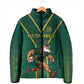 Custom South Africa Rugby Padded Jacket Go Springboks - African Pride
