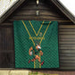 South Africa Rugby Quilt Go Springboks - African Pride