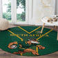 South Africa Rugby Round Carpet Go Springboks - African Pride