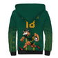 Custom South Africa Rugby Sherpa Hoodie Go Springboks - African Pride