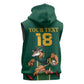 Custom South Africa Rugby Sleeveless Hoodie Go Springboks - African Pride