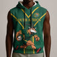 Custom South Africa Rugby Sleeveless Hoodie Go Springboks - African Pride