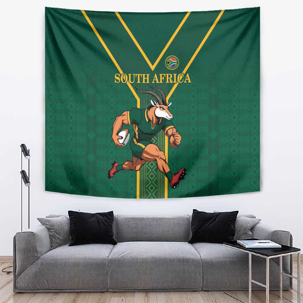 South Africa Rugby Tapestry Go Springboks - African Pride
