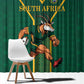 South Africa Rugby Window Curtain Go Springboks - African Pride