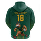 Custom South Africa Rugby Zip Hoodie Go Springboks - African Pride