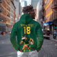 Custom South Africa Rugby Zip Hoodie Go Springboks - African Pride