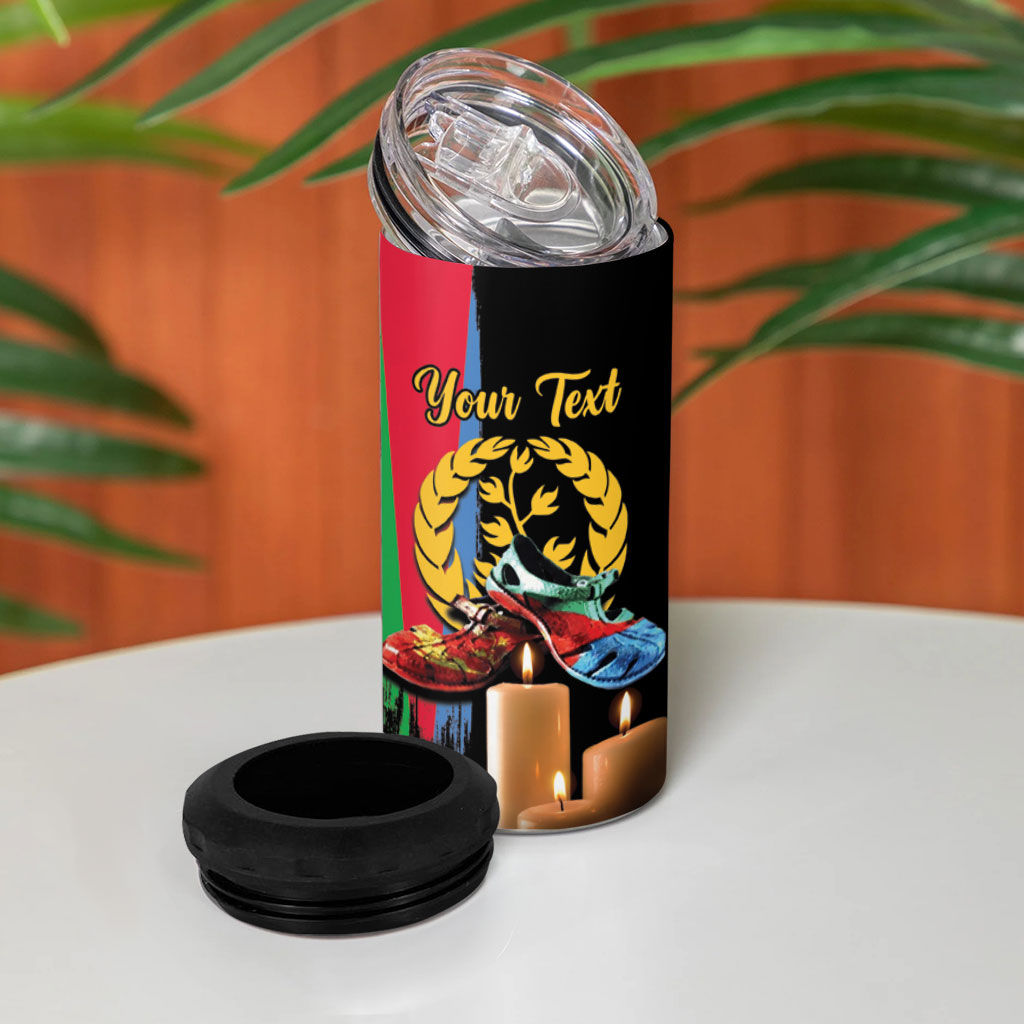 Personalized Eritrea Martyrs Day 4 in 1 Can Cooler Tumbler Honoring the Fallen