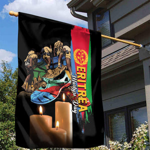 Eritrea Martyrs Day Garden Flag Honoring the Fallen