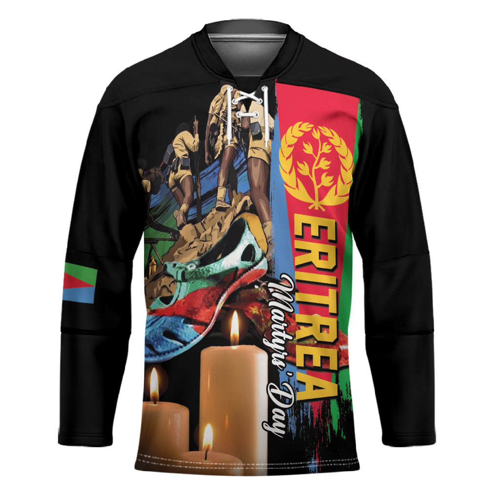 Personalized Eritrea Martyrs Day Hockey Jersey Honoring the Fallen