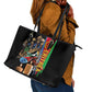 Eritrea Martyrs Day Leather Tote Bag Honoring the Fallen