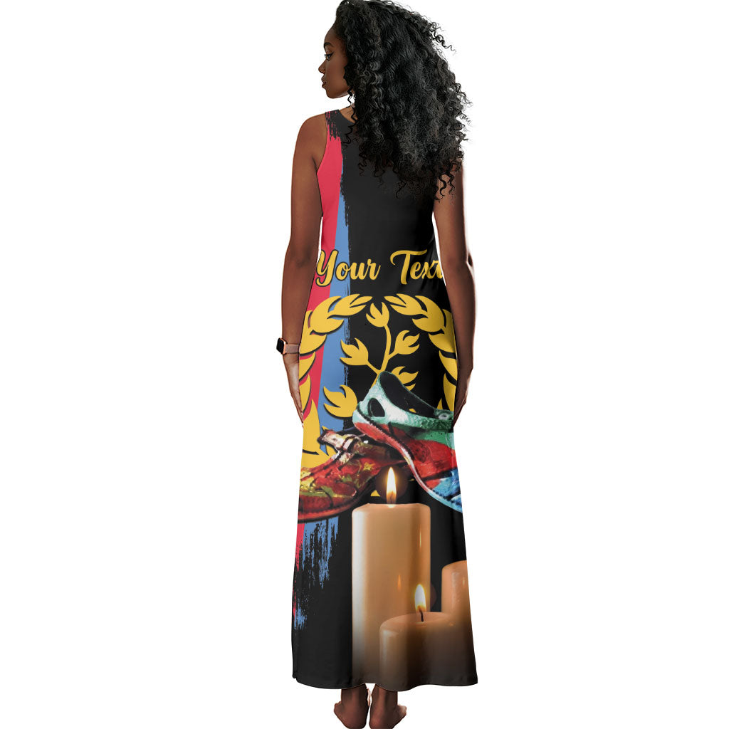Personalized Eritrea Martyrs Day Tank Maxi Dress Honoring the Fallen