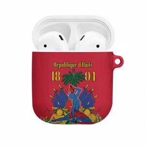 Afro-Haitians Independence Day AirPods Case Le Marron Inconnu Unity Makes Strength