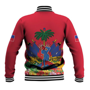 Afro-Haitians Independence Day Baseball Jacket Le Marron Inconnu Unity Makes Strength - African Pride