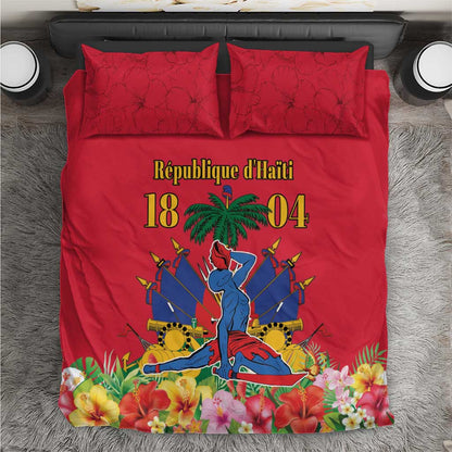 Afro-Haitians Independence Day Bedding Set Le Marron Inconnu Unity Makes Strength - African Pride