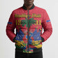 Afro-Haitians Independence Day Bomber Puffer Jacket Le Marron Inconnu Unity Makes Strength