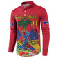 Afro-Haitians Independence Day Button Sweatshirt Le Marron Inconnu Unity Makes Strength