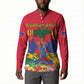 Afro-Haitians Independence Day Button Sweatshirt Le Marron Inconnu Unity Makes Strength