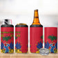 Afro-Haitians Independence Day 4 in 1 Can Cooler Tumbler Le Marron Inconnu Unity Makes Strength - African Pride