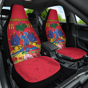 Afro-Haitians Independence Day Car Seat Cover Le Marron Inconnu Unity Makes Strength - African Pride