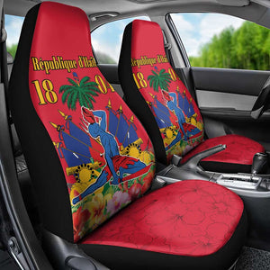 Afro-Haitians Independence Day Car Seat Cover Le Marron Inconnu Unity Makes Strength - African Pride
