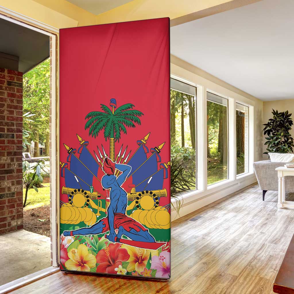 Afro-Haitians Independence Day Door Cover Le Marron Inconnu Unity Makes Strength