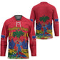 Afro-Haitians Independence Day Hockey Jersey Le Marron Inconnu Unity Makes Strength