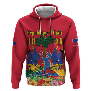 Afro-Haitians Independence Day Hoodie Le Marron Inconnu Unity Makes Strength - African Pride