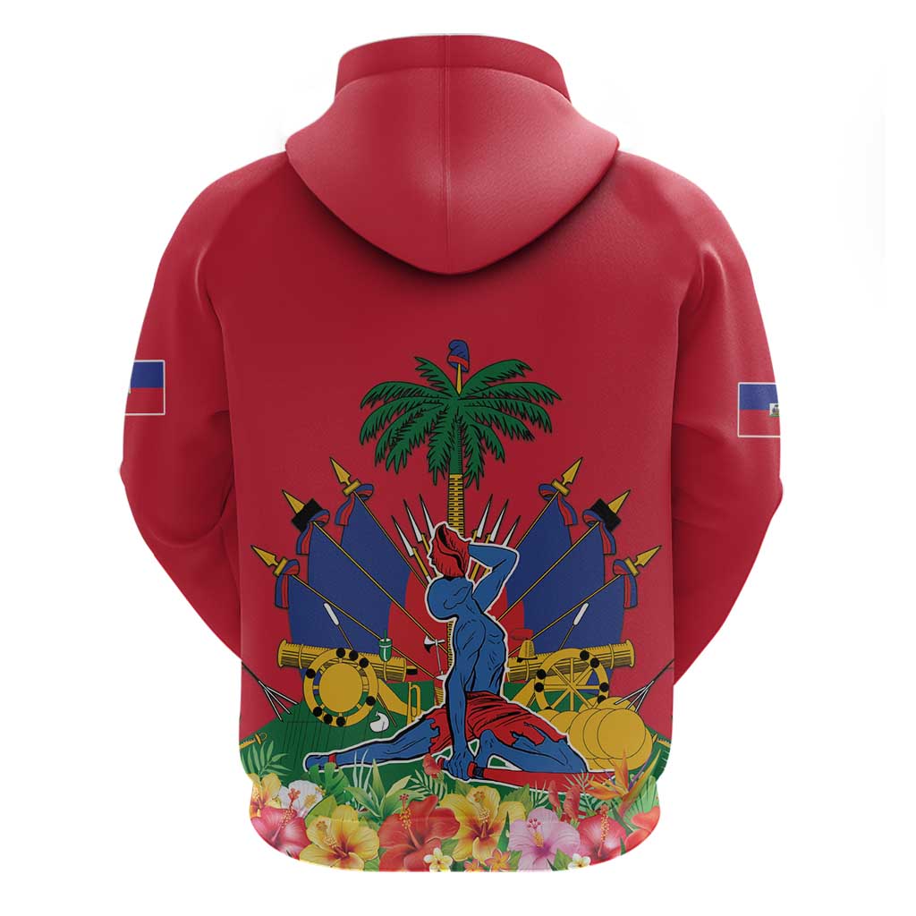 Afro-Haitians Independence Day Hoodie Le Marron Inconnu Unity Makes Strength - African Pride