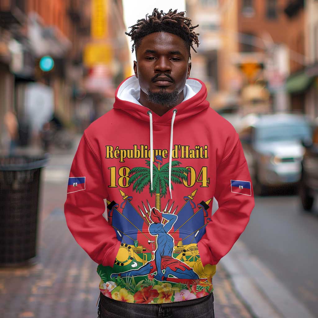Afro-Haitians Independence Day Hoodie Le Marron Inconnu Unity Makes Strength - African Pride