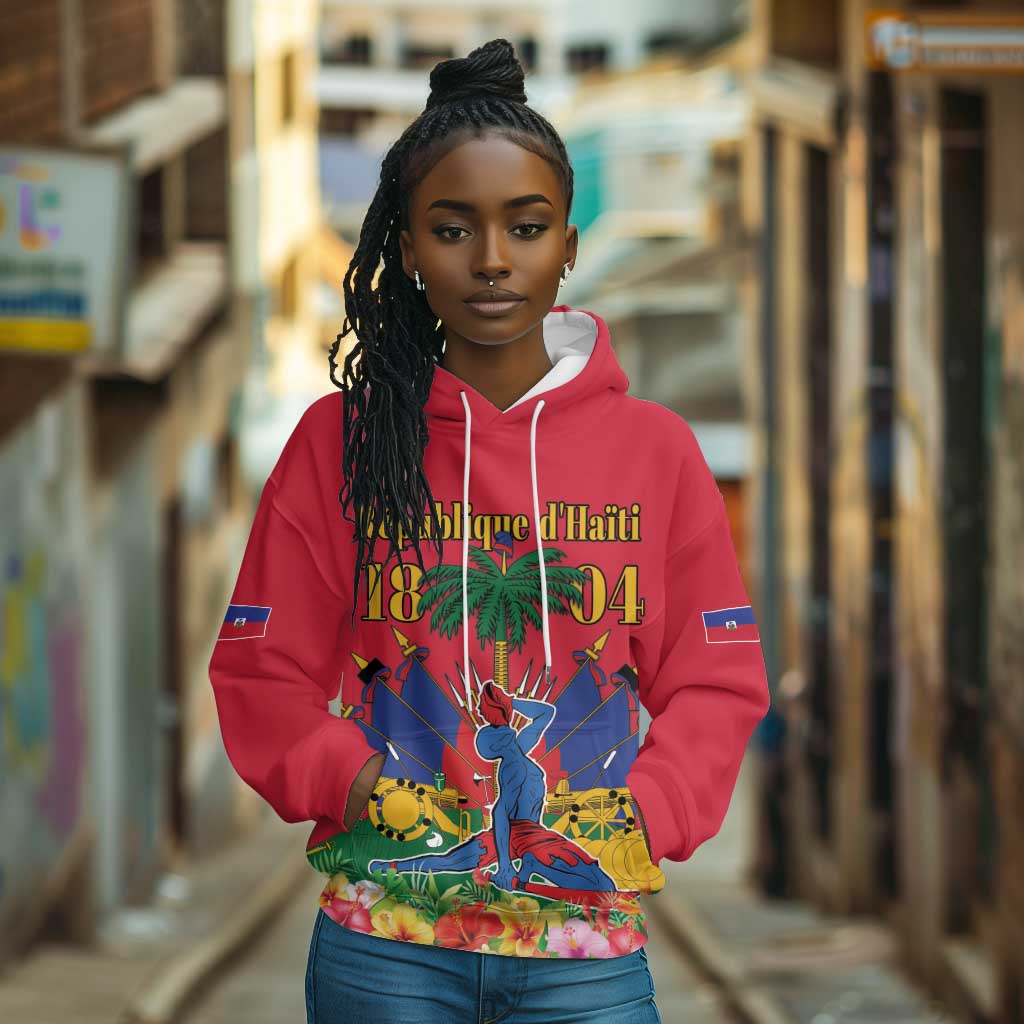 Afro-Haitians Independence Day Hoodie Le Marron Inconnu Unity Makes Strength - African Pride