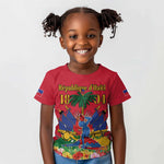 Afro-Haitians Independence Day Kid T shirt Le Marron Inconnu Unity Makes Strength - African Pride