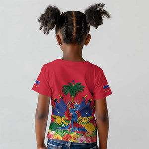 Afro-Haitians Independence Day Kid T shirt Le Marron Inconnu Unity Makes Strength - African Pride