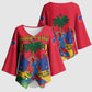 Afro-Haitians Independence Day Kimono Sleeve Blouse Le Marron Inconnu Unity Makes Strength