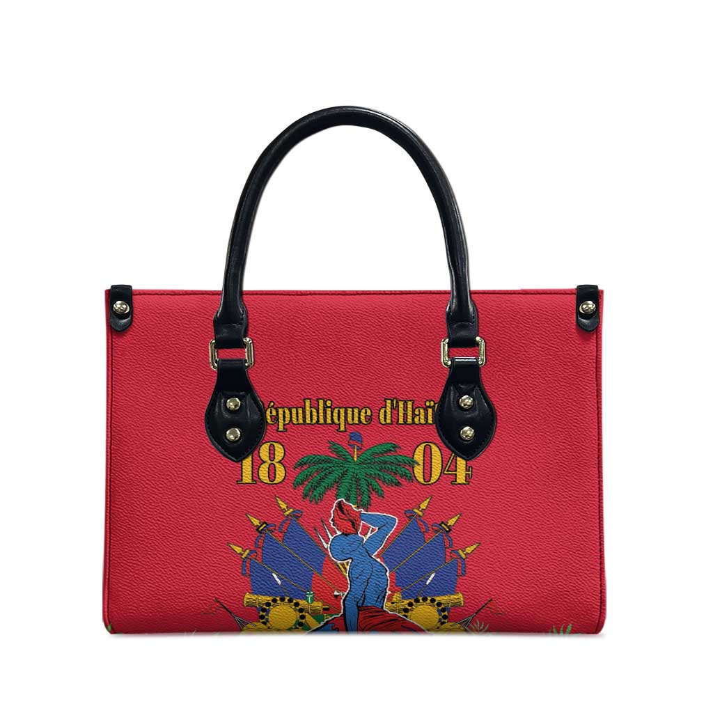 Afro-Haitians Independence Day Leather Bag Le Marron Inconnu Unity Makes Strength