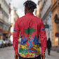 Afro-Haitians Independence Day Long Sleeve Button Shirt Le Marron Inconnu Unity Makes Strength - African Pride