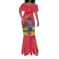 Afro-Haitians Independence Day Mermaid Dress Le Marron Inconnu Unity Makes Strength - African Pride