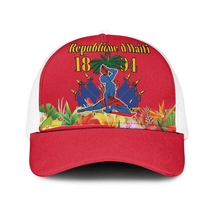 Afro-Haitians Independence Day Mesh Trucker Cap Le Marron Inconnu Unity Makes Strength - African Pride