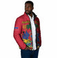 Afro-Haitians Independence Day Padded Jacket Le Marron Inconnu Unity Makes Strength