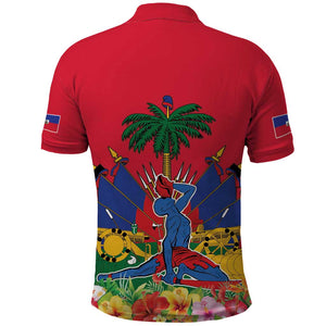 Afro-Haitians Independence Day Polo Shirt Le Marron Inconnu Unity Makes Strength - African Pride