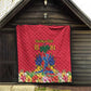 Afro-Haitians Independence Day Quilt Le Marron Inconnu Unity Makes Strength - African Pride