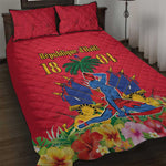 Afro-Haitians Independence Day Quilt Bed Set Le Marron Inconnu Unity Makes Strength - African Pride