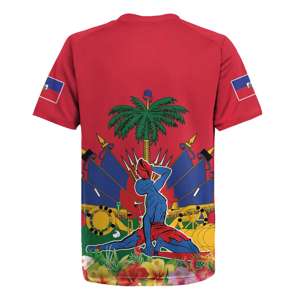 Afro-Haitians Independence Day Rugby Jersey Le Marron Inconnu Unity Makes Strength - African Pride