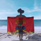 Afro-Haitians Independence Day Sarong Le Marron Inconnu Unity Makes Strength - African Pride