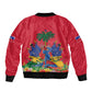 Afro-Haitians Independence Day Sleeve Zip Bomber Jacket Le Marron Inconnu Unity Makes Strength - African Pride