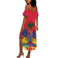 Afro-Haitians Independence Day Summer Maxi Dress Le Marron Inconnu Unity Makes Strength - African Pride