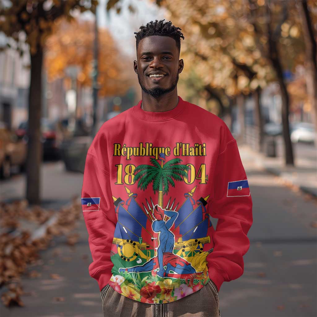 Afro-Haitians Independence Day Sweatshirt Le Marron Inconnu Unity Makes ...