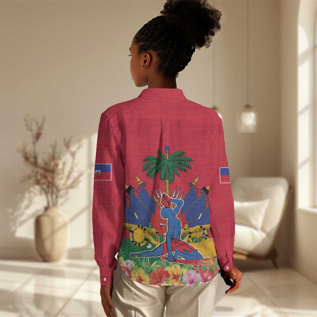 Afro-Haitians Independence Day Women Casual Shirt Le Marron Inconnu Unity Makes Strength - African Pride