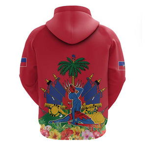 Afro-Haitians Independence Day Zip Hoodie Le Marron Inconnu Unity Makes Strength - African Pride