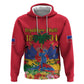 Afro-Haitians Independence Day Zip Hoodie Le Marron Inconnu Unity Makes Strength - African Pride